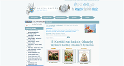 Desktop Screenshot of nasza-kartka.com